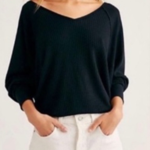 Free People Tops - Free People NWT Santa Clara Thermal in Black. Various sizes